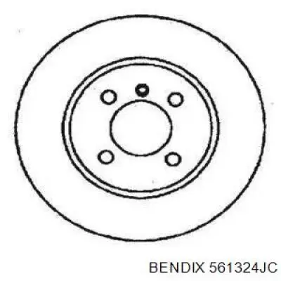 Купити 561324JC Jurid/Bendix Ротор гальмівний