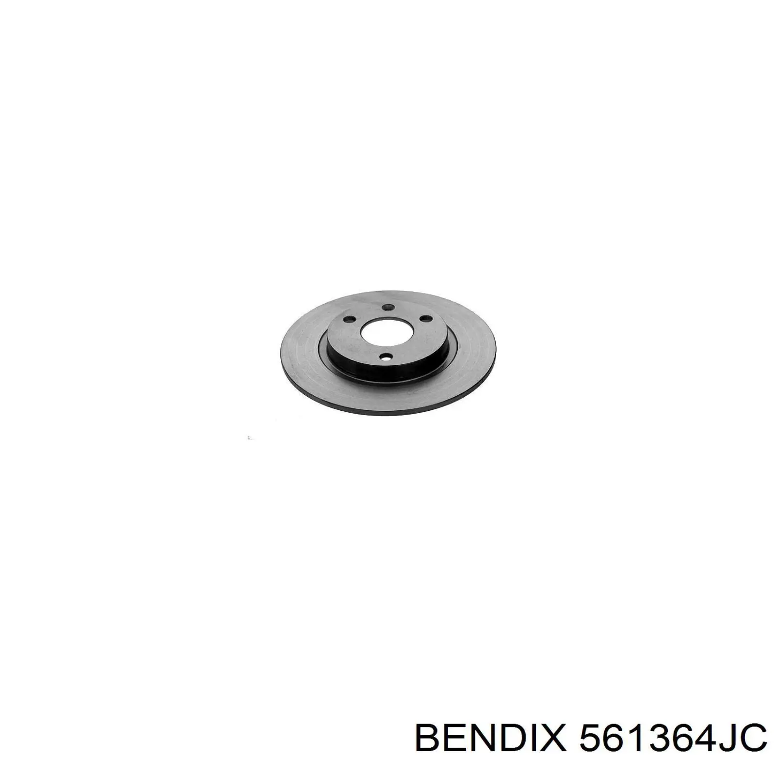 Диск гальмівний передній Jurid/Bendix 561364JC