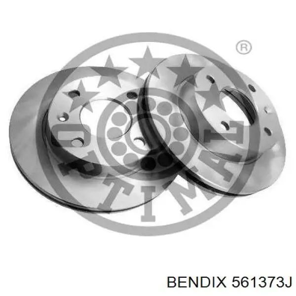 Диск переднього гальма Jurid/Bendix 561373J ціна, від 26.89 USD