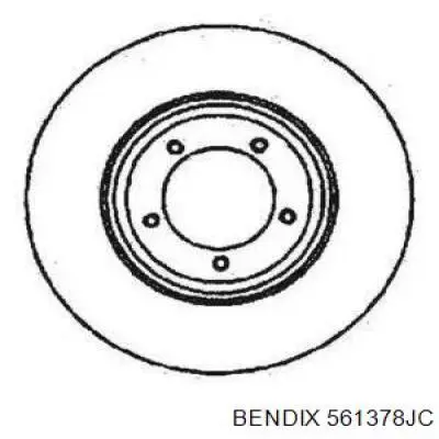 Купити 561378JC Jurid/Bendix Ротор гальмівний