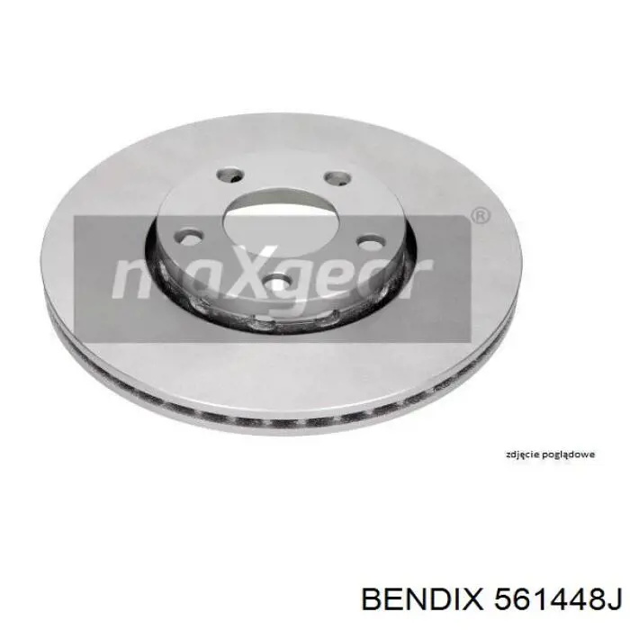 Диск переднього гальма Jurid/Bendix 561448J ціна, від 22.86 USD