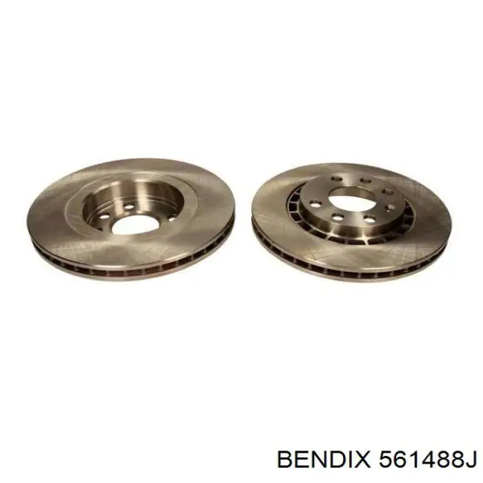 561488J Jurid/Bendix Гальмо дискове переднє