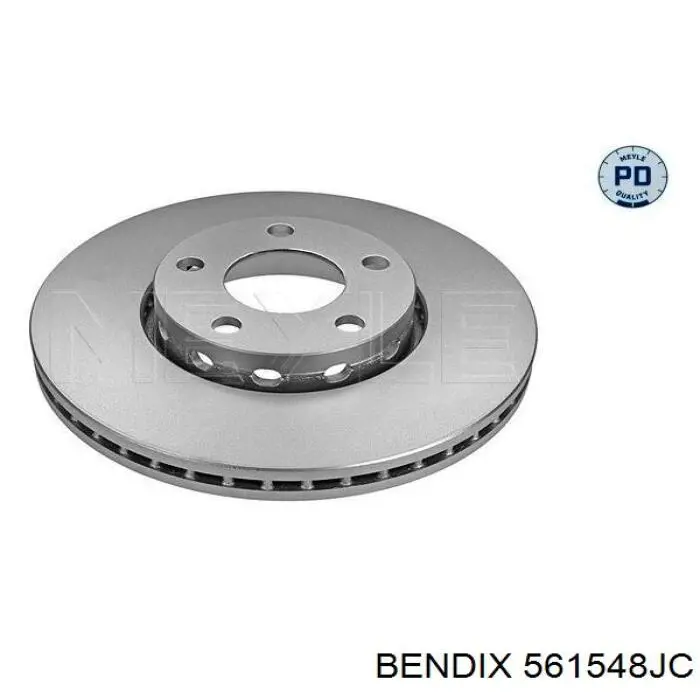 Диск гальмівний передній Jurid/Bendix 561548JC