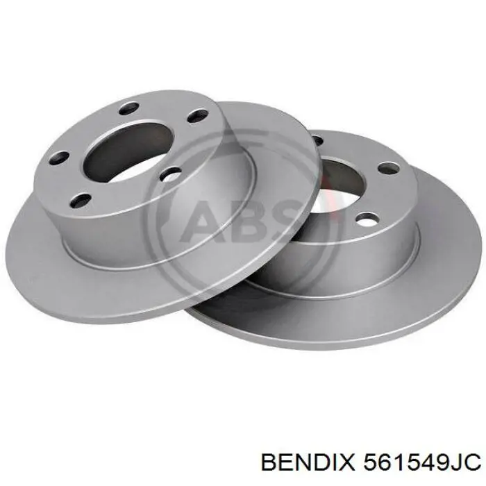 Задні дискові гальма Jurid/Bendix 561549JC ціна, від 22.35 USD