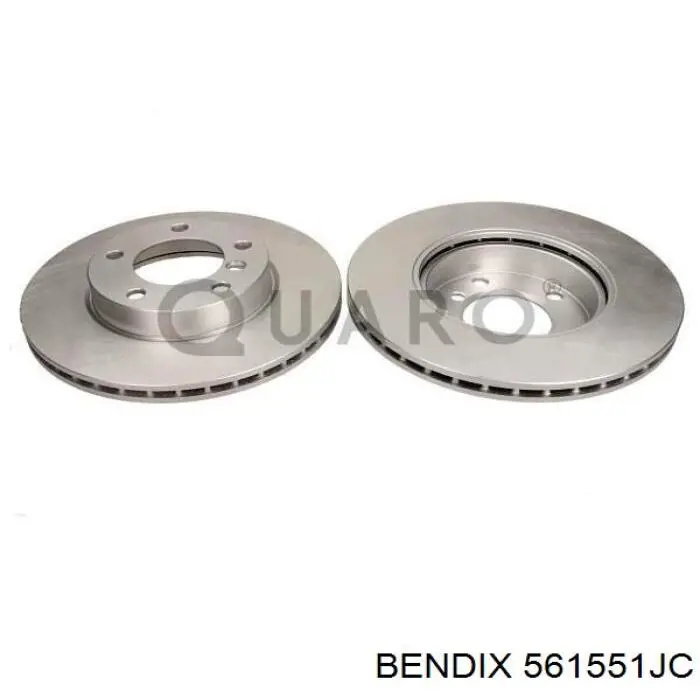 Гальмівні диски передні 561551JC Jurid/Bendix