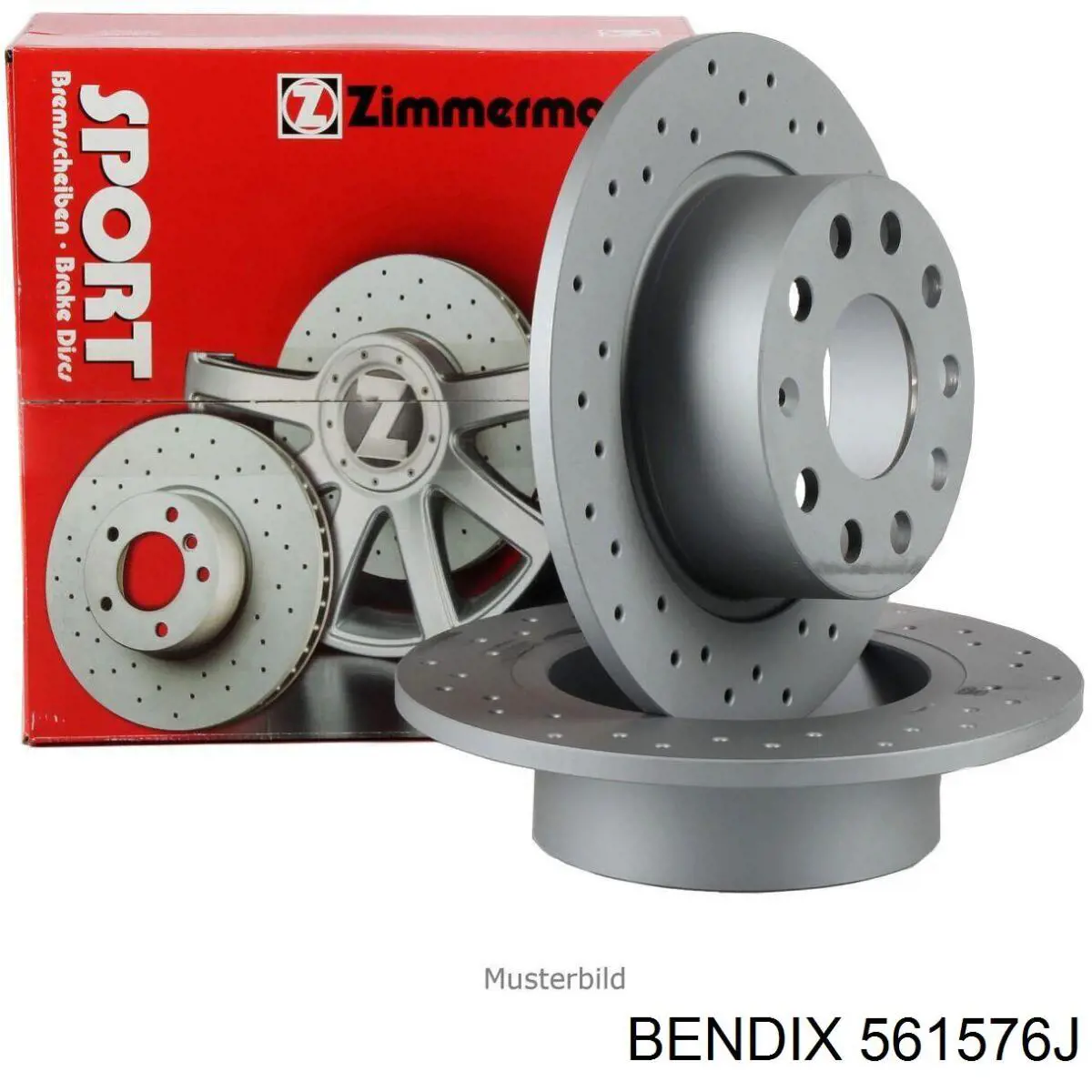 Гальмівні диски 561576J Jurid/Bendix