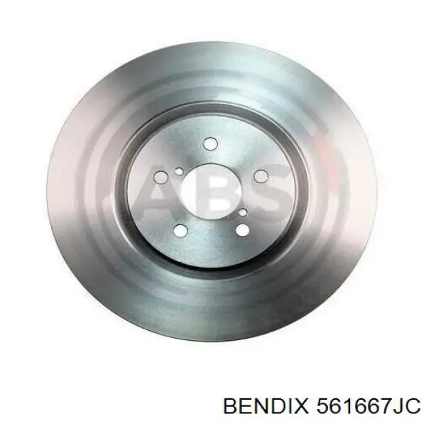 Диск переднього гальма Jurid/Bendix 561667JC ціна, від 39.78 USD