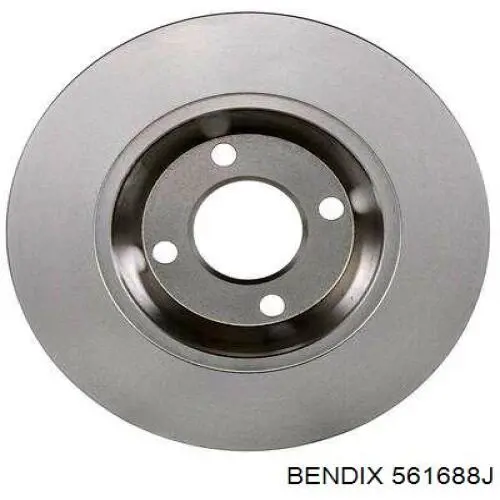Диск гальмівний передній Jurid/Bendix 561688J