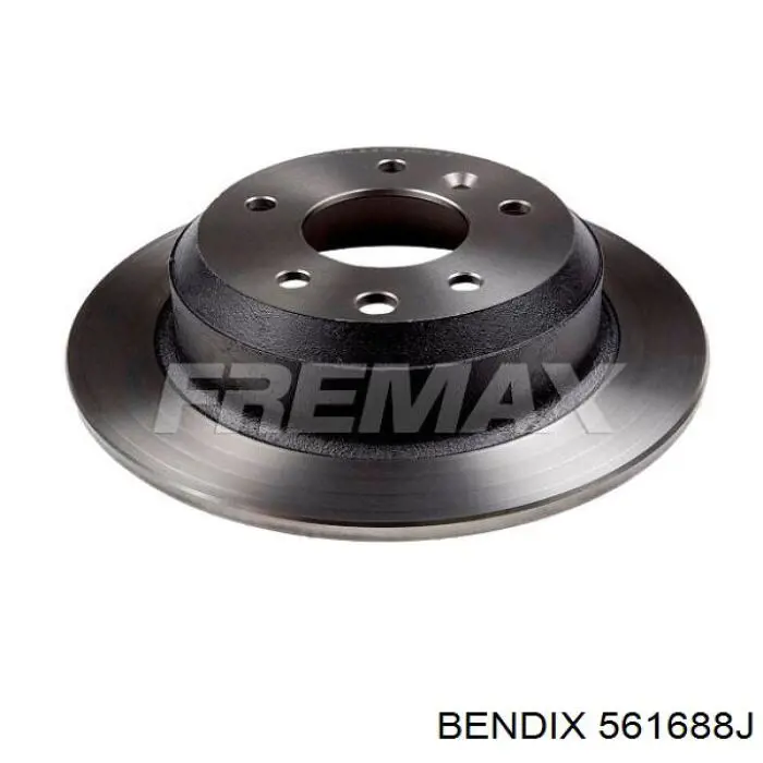 561688J Jurid/Bendix Гальмо дискове переднє