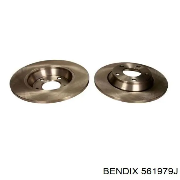 Гальмівні диски передні 561979J Jurid/Bendix
