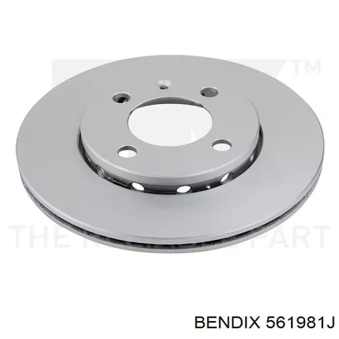 Диск гальмівний передній Jurid/Bendix 561981J