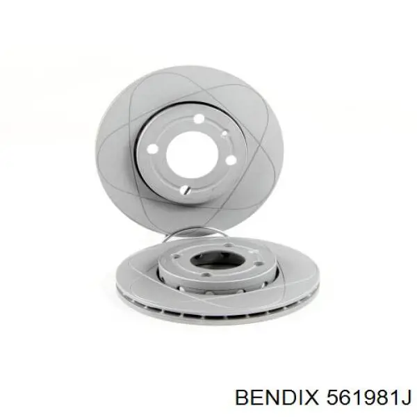 Диск переднього гальма Jurid/Bendix 561981J ціна, від 25.83 USD