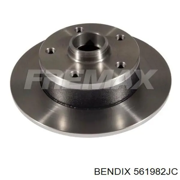 Диск гальмівний задній Jurid/Bendix 561982JC
