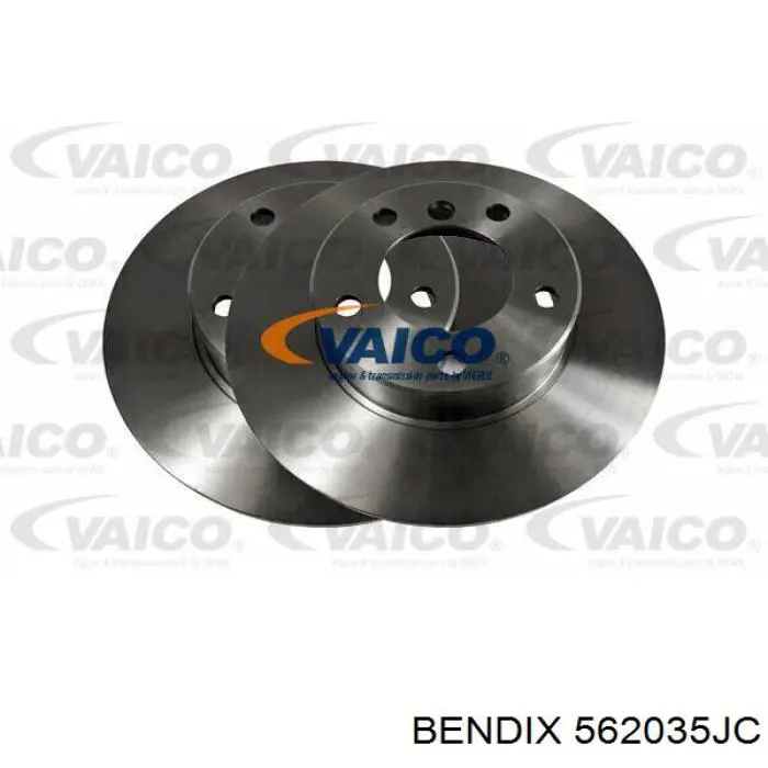 Гальмівні диски передні 562035JC Jurid/Bendix