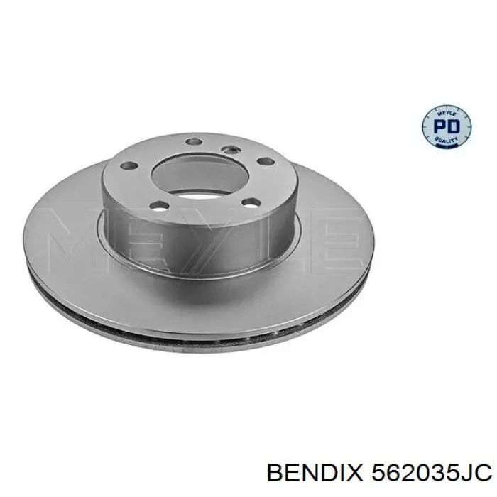 Диск гальмівний передній Jurid/Bendix 562035JC