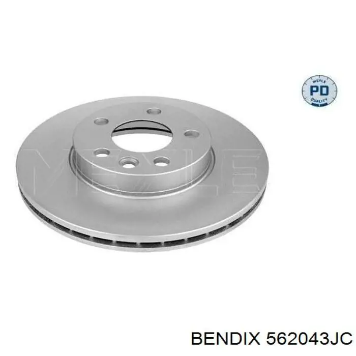 Диск гальмівний передній Jurid/Bendix 562043JC