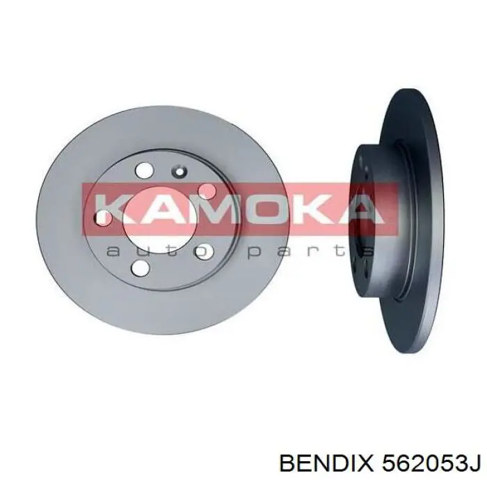 Диск гальмівний задній Jurid/Bendix 562053J
