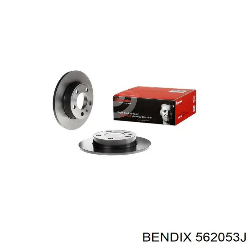 Купити 562053J Jurid/Bendix Диск заднього гальма