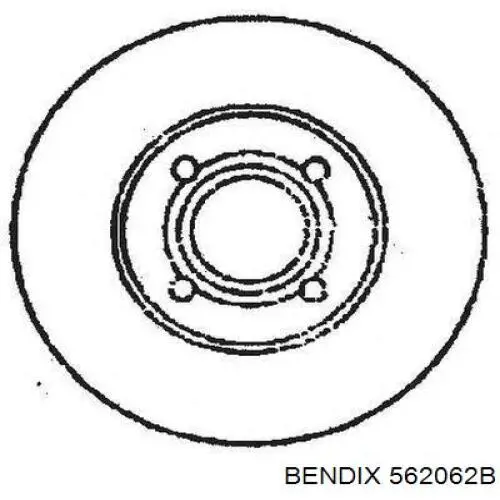562062B Jurid/Bendix Дискові гальма