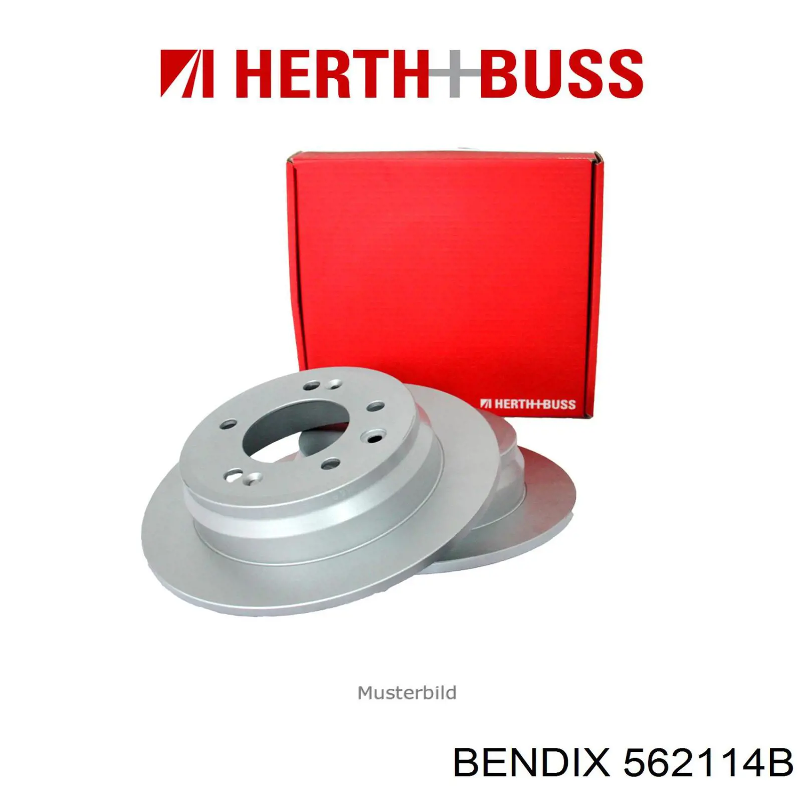 Диск гальмівний задній Jurid/Bendix 562114B