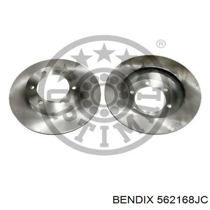 562168JC Jurid/Bendix Гальмо дискове переднє
