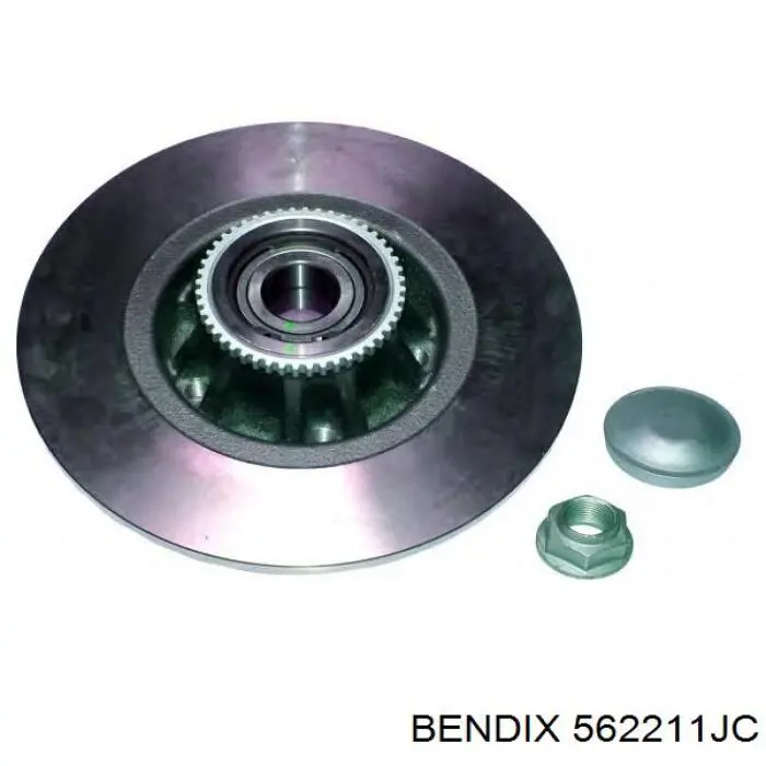 Диск гальмівний задній Jurid/Bendix 562211JC