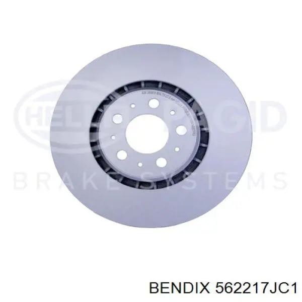 Гальмівні диски передні 562217JC1 Jurid/Bendix