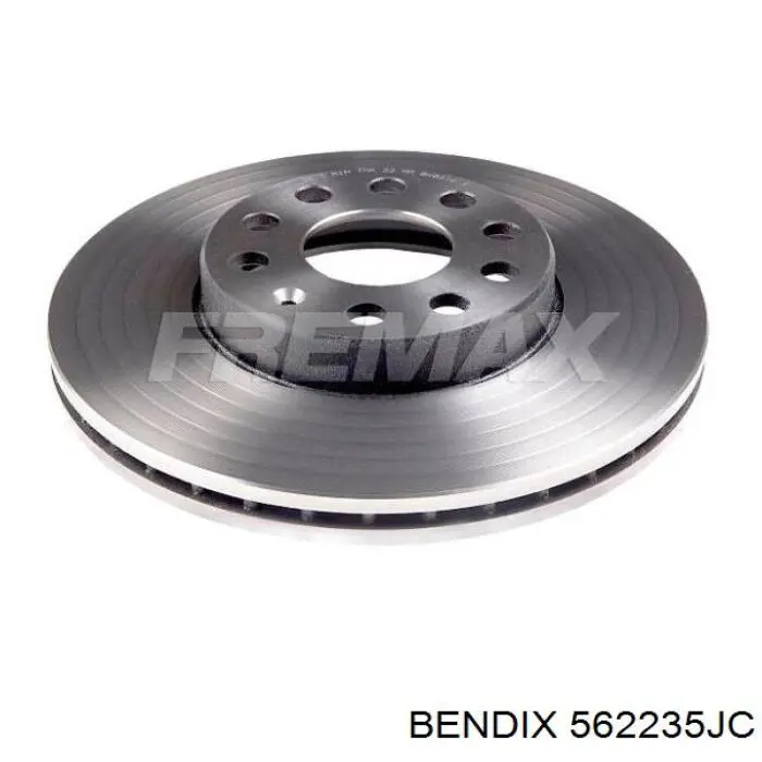 562235JC Jurid/Bendix Гальмо дискове переднє