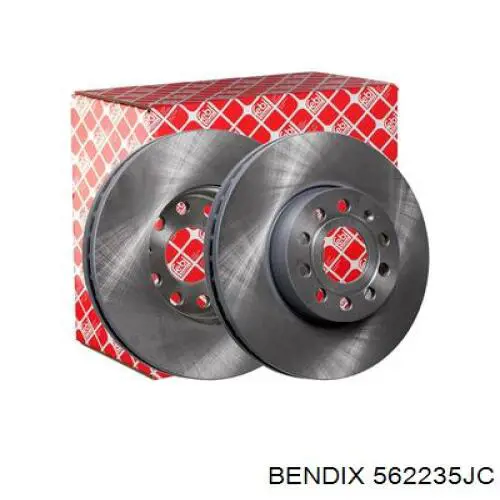 Диск переднього гальма Jurid/Bendix 562235JC ціна, від 42.74 USD
