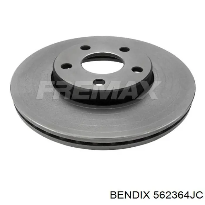 562364JC Jurid/Bendix Гальмо дискове переднє