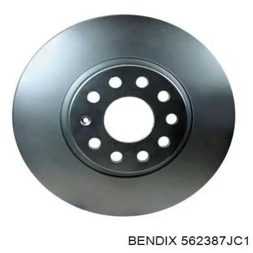 Диск переднього гальма Jurid/Bendix 562387JC1 ціна, від 46.75 USD