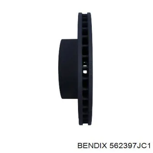 Диск переднього гальма Jurid/Bendix 562397JC1 ціна, від 77.15 USD