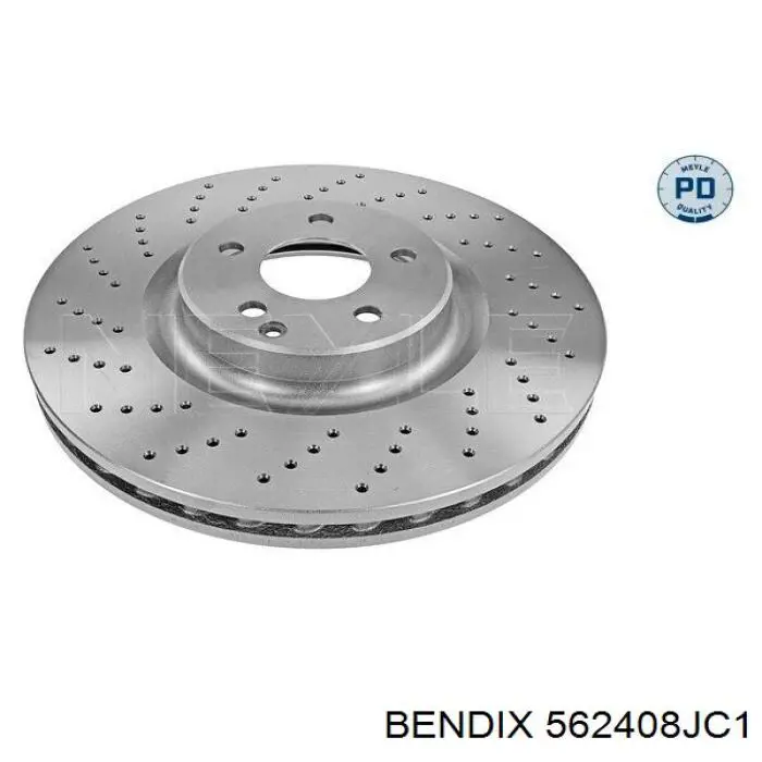 Диск переднього гальма Jurid/Bendix 562408JC1 ціна, від 138.43 USD