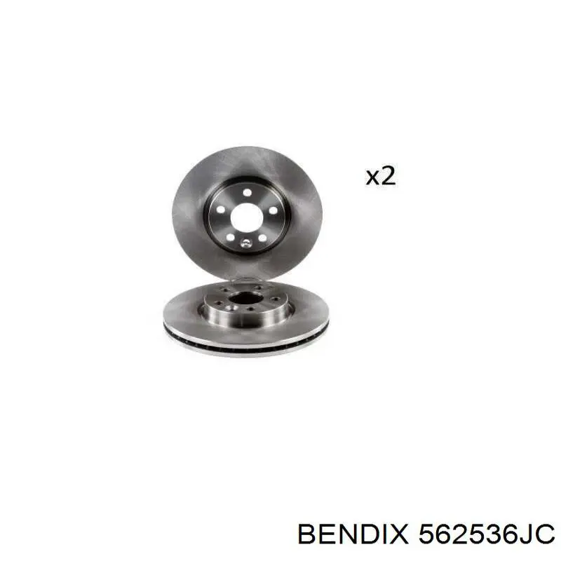 Гальмівні диски 562536JC Jurid/Bendix