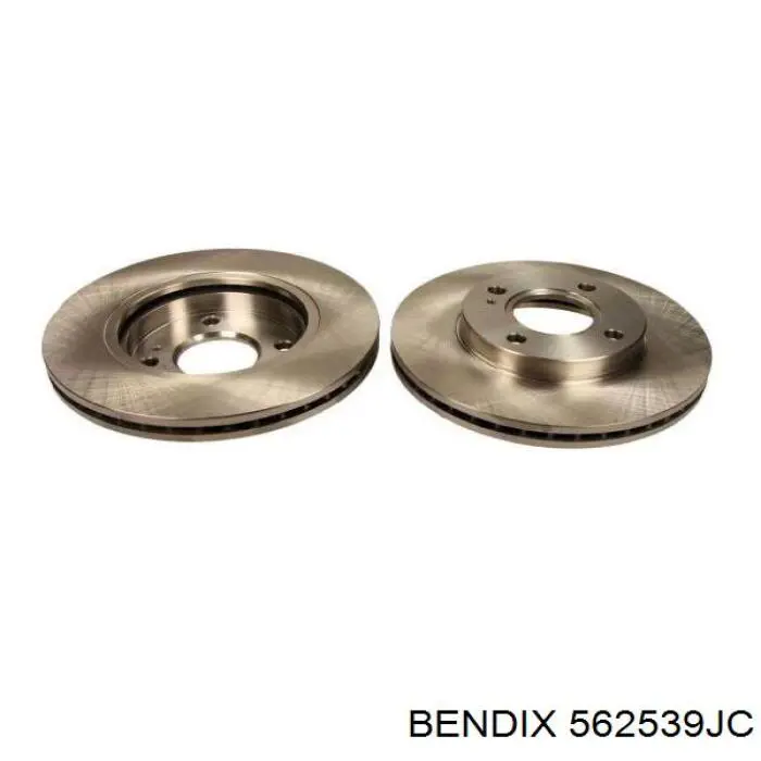 Диск гальмівний передній Jurid/Bendix 562539JC
