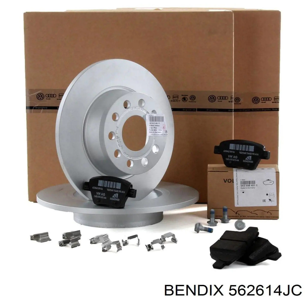 Купити 562614JC Jurid/Bendix Диск заднього гальма