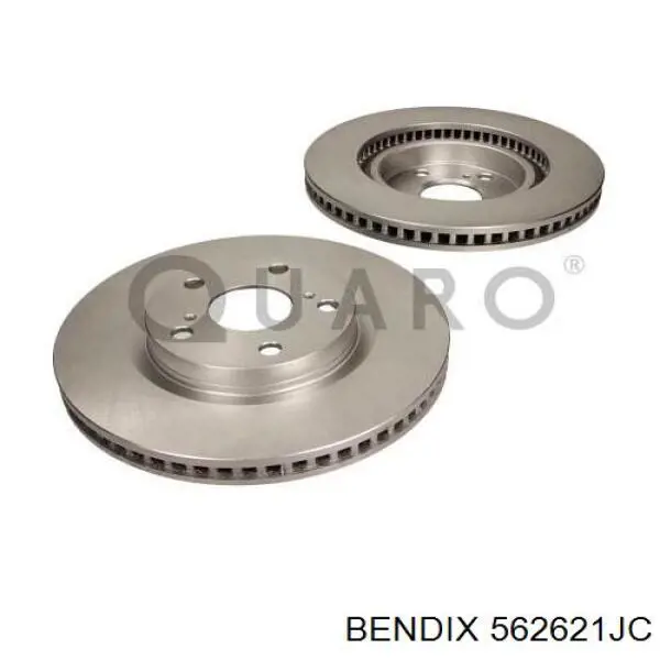 Диск переднього гальма Jurid/Bendix 562621JC ціна, від 49.70 USD