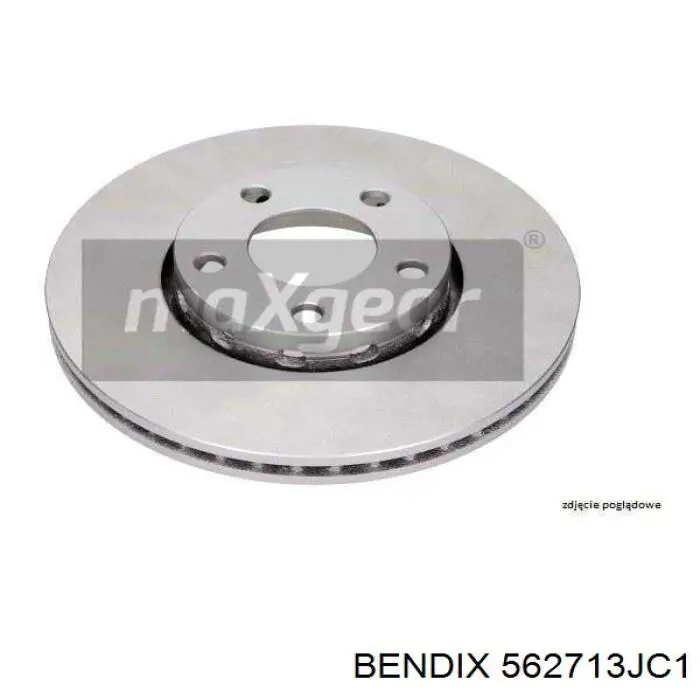 562713JC1 Jurid/Bendix диск гальмівний передній