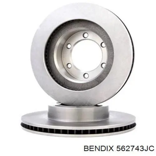 Гальмівні диски передні 562743JC Jurid/Bendix