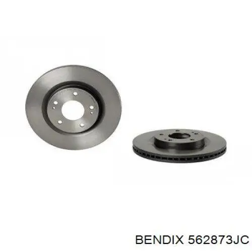 Диск переднього гальма Jurid/Bendix 562873JC ціна, від 44.56 USD