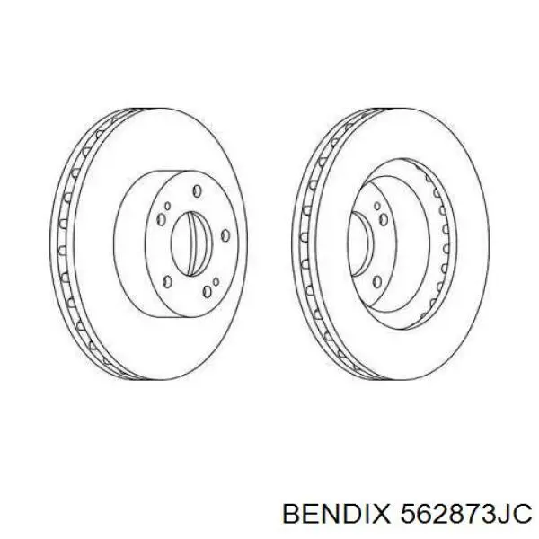 Купити 562873JC Jurid/Bendix Ротор гальмівний