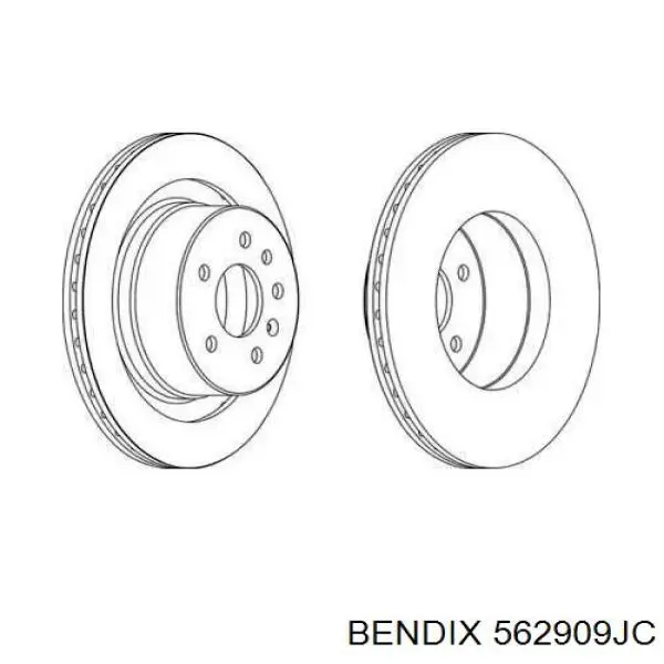 Гальмівні диски 0986479D49 Bosch