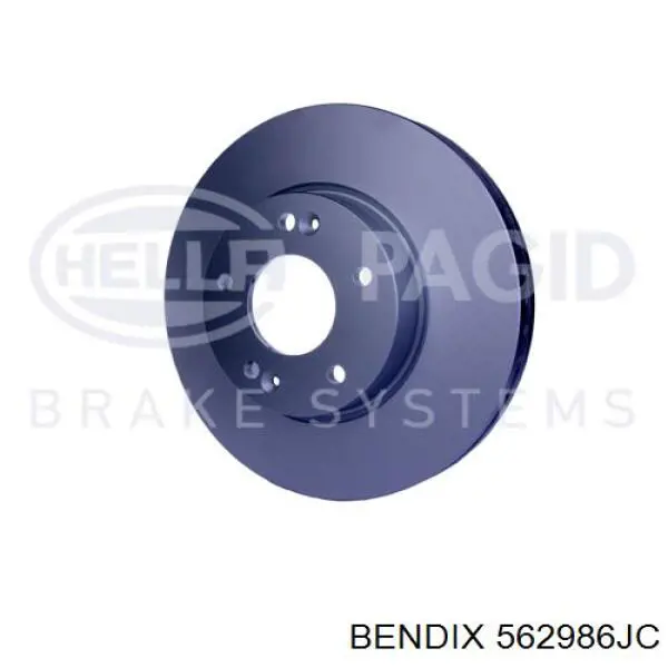 Гальмівні диски передні 562986JC Jurid/Bendix