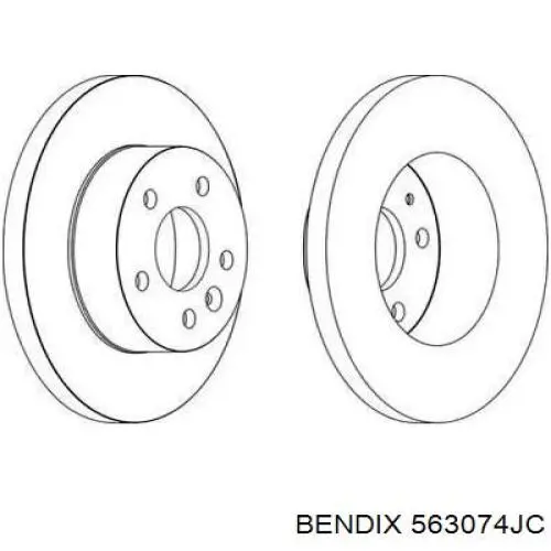 Гальмо дискове переднє на Mercedes V  638