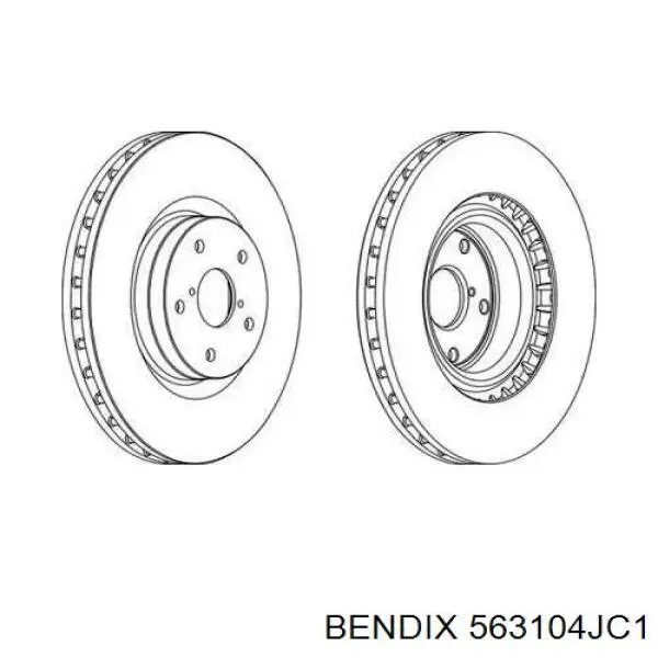 Купити 563104JC1 Jurid/Bendix Ротор гальмівний