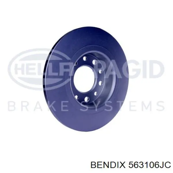 Диск гальмівний задній Jurid/Bendix 563106JC