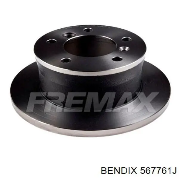 Гальмівні диски 567761J Jurid/Bendix