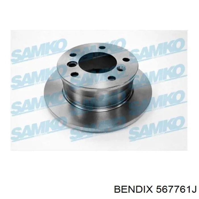 Купити 567761J Jurid/Bendix Диск заднього гальма