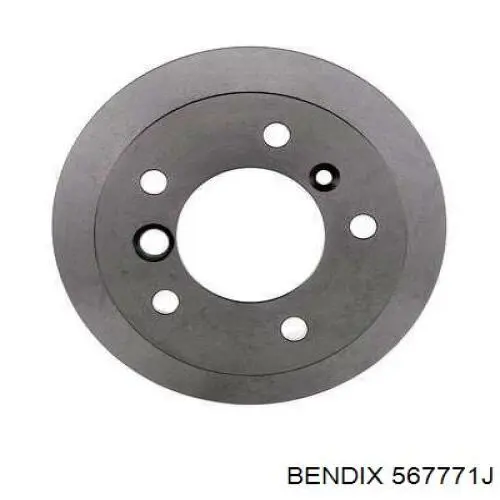 Гальмівні диски 567771J Jurid/Bendix