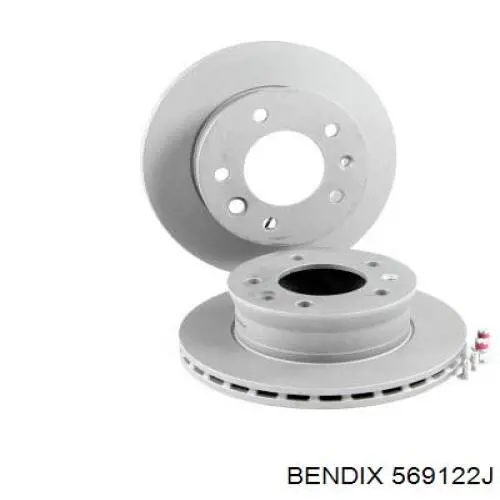 Гальмівні диски передні 569122J Jurid/Bendix